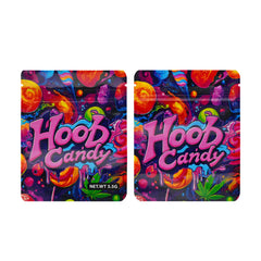 Holographic Candy Burst Smell Proof Metallized Foil Stand Strong® Bags