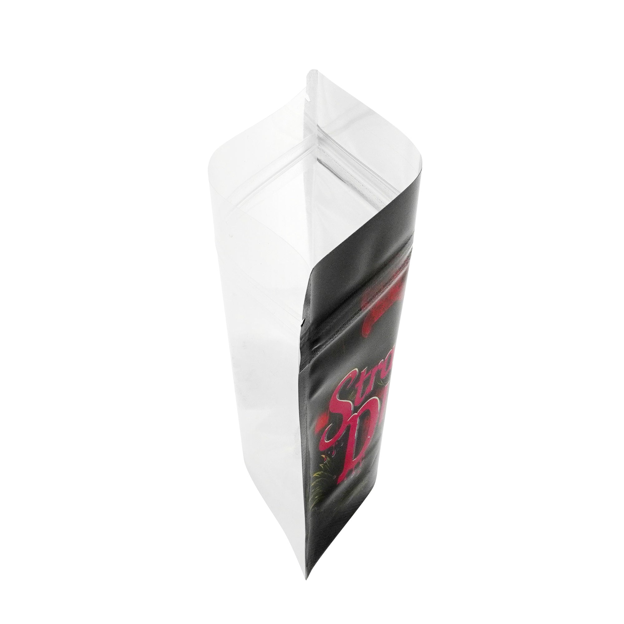 Half Holographic Assorted Design Smell Proof Mylar Foil Stand Strong® Bags