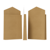 QQ Studio® Kraft Expansion Envelope Side Gusset with Fastener - Natural Peanut Brown
