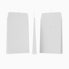 QQ Studio® Colored Kraft Packaging Envelopes with String Tie - Parchment White