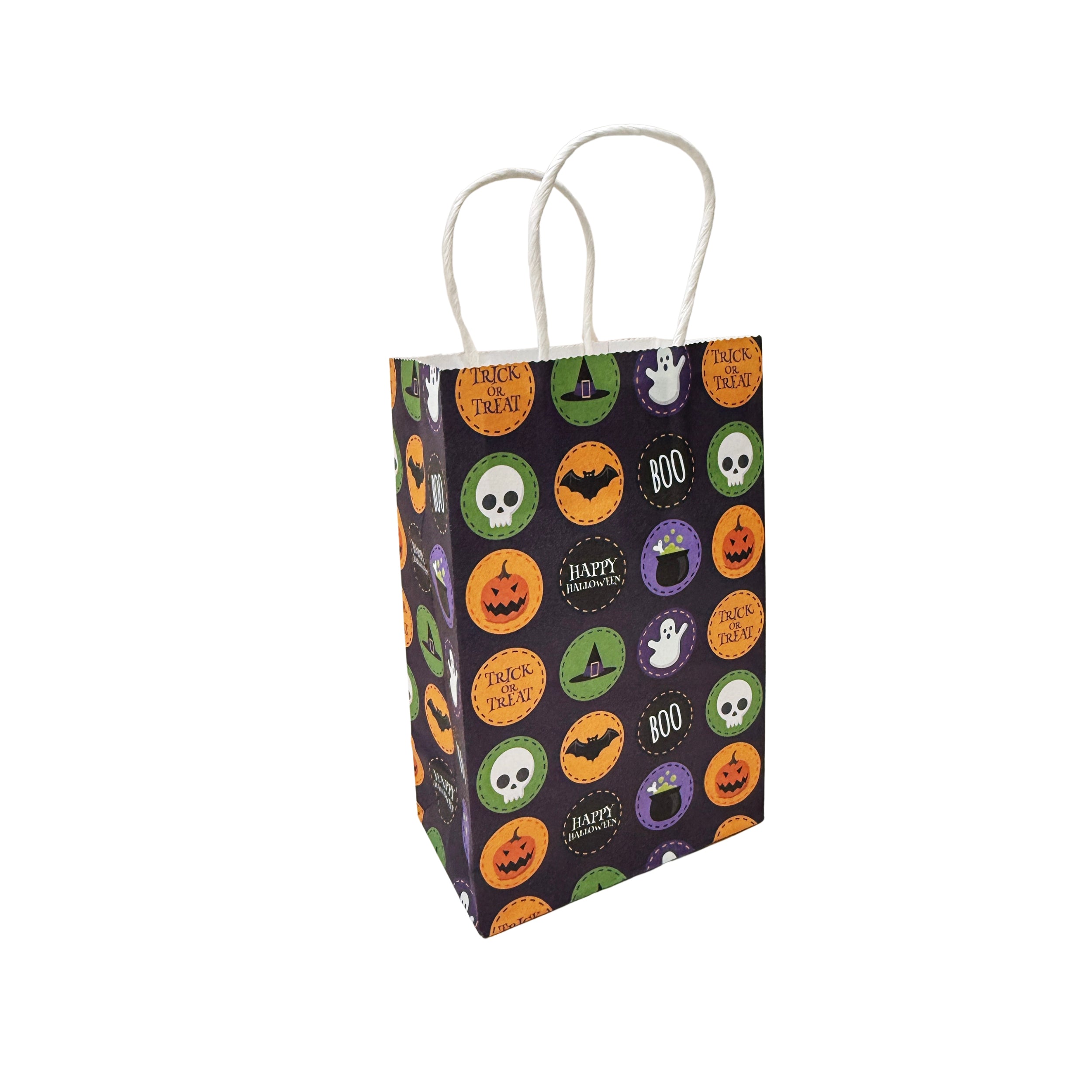 Halloween Kraft Gift Bags with Handle