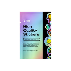 Customizable Open Top Packaging Bag - Reusable Storage Pouch for Food and Products (Design Your Own)