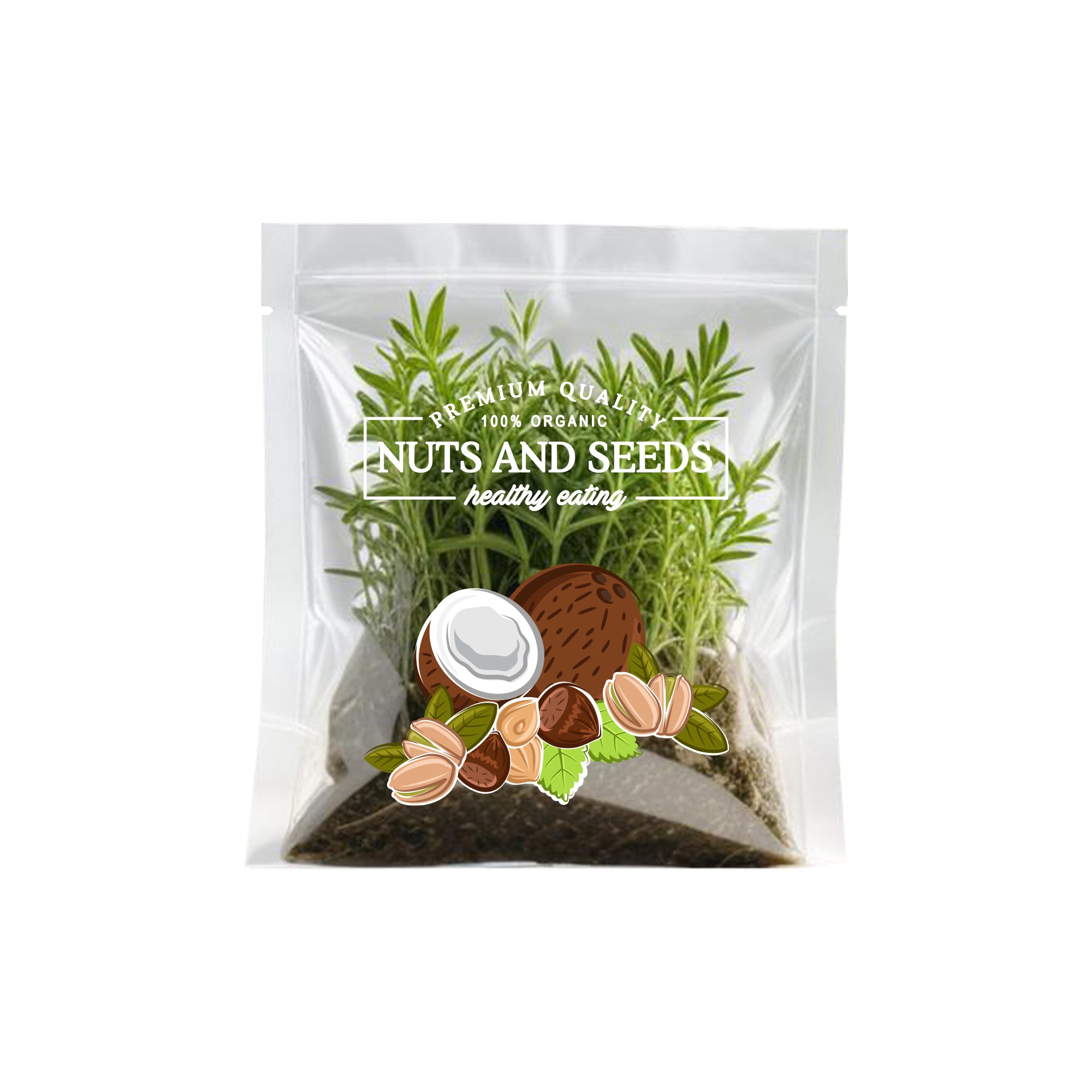 Square Open Top Packaging Bag - Fully Customizable Reusable Pouch (Design Your Own)