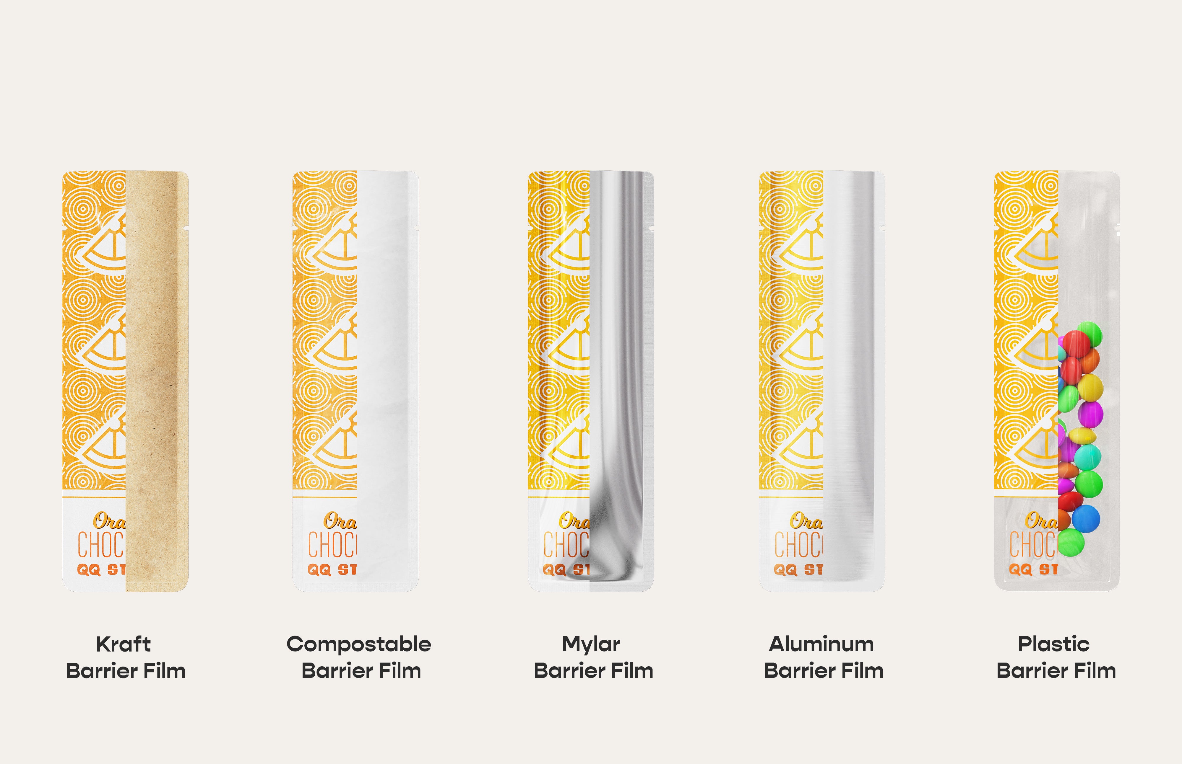 Rectangle Stick Pouch - Fully Customizable Packaging Bag for Snacks & Products (Design Your Own)