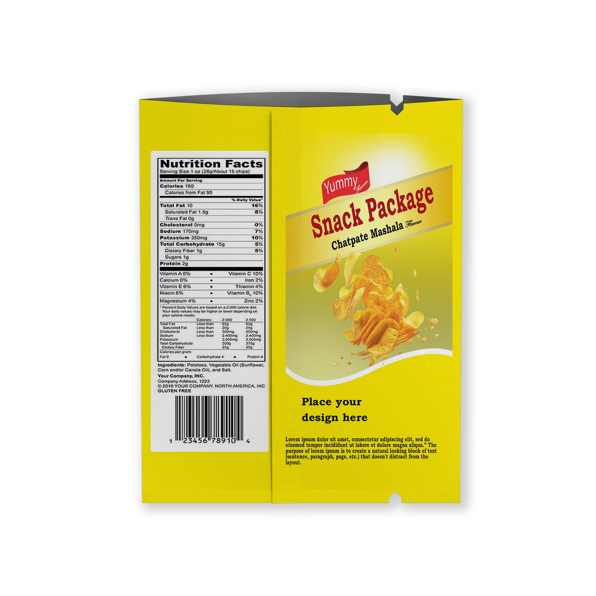 Central Seal Open Top Bags (Design Your Own)