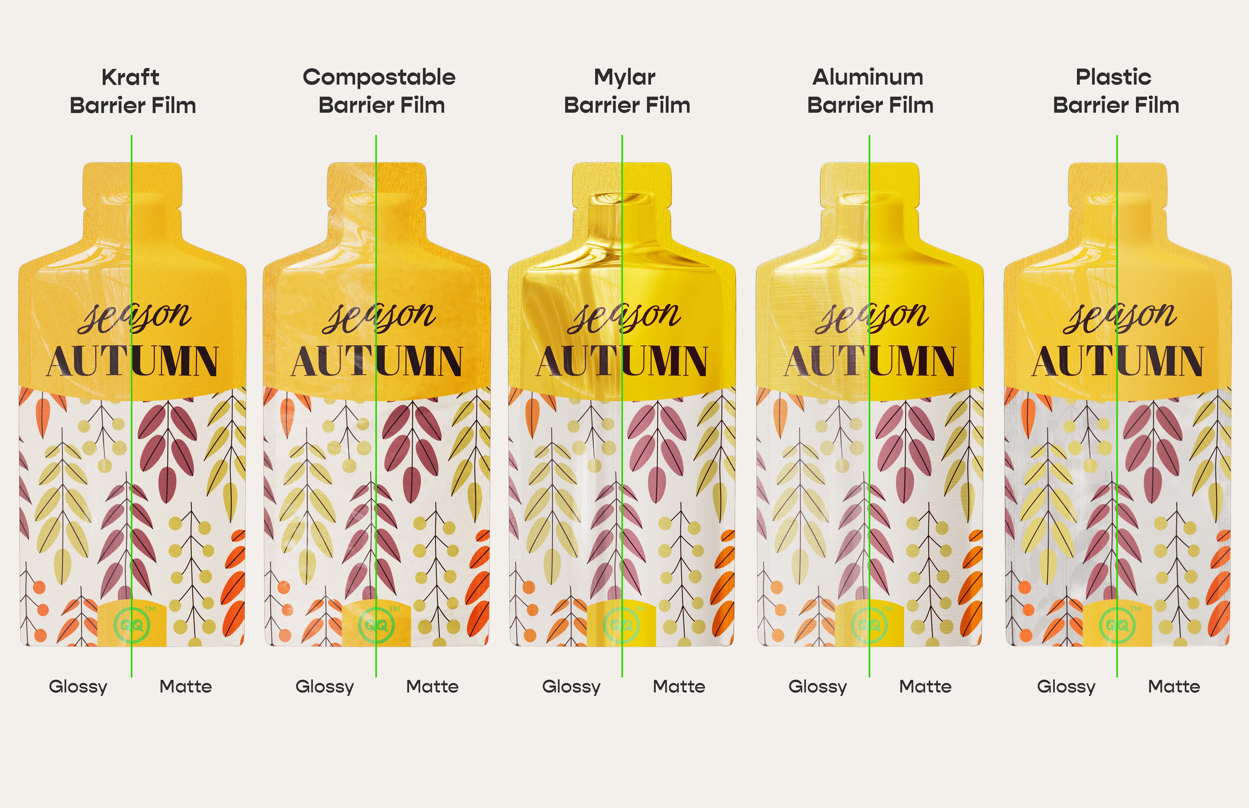 Open Top Bottle-Shaped Bag – Fully Customizable Packaging (Design Your Own)