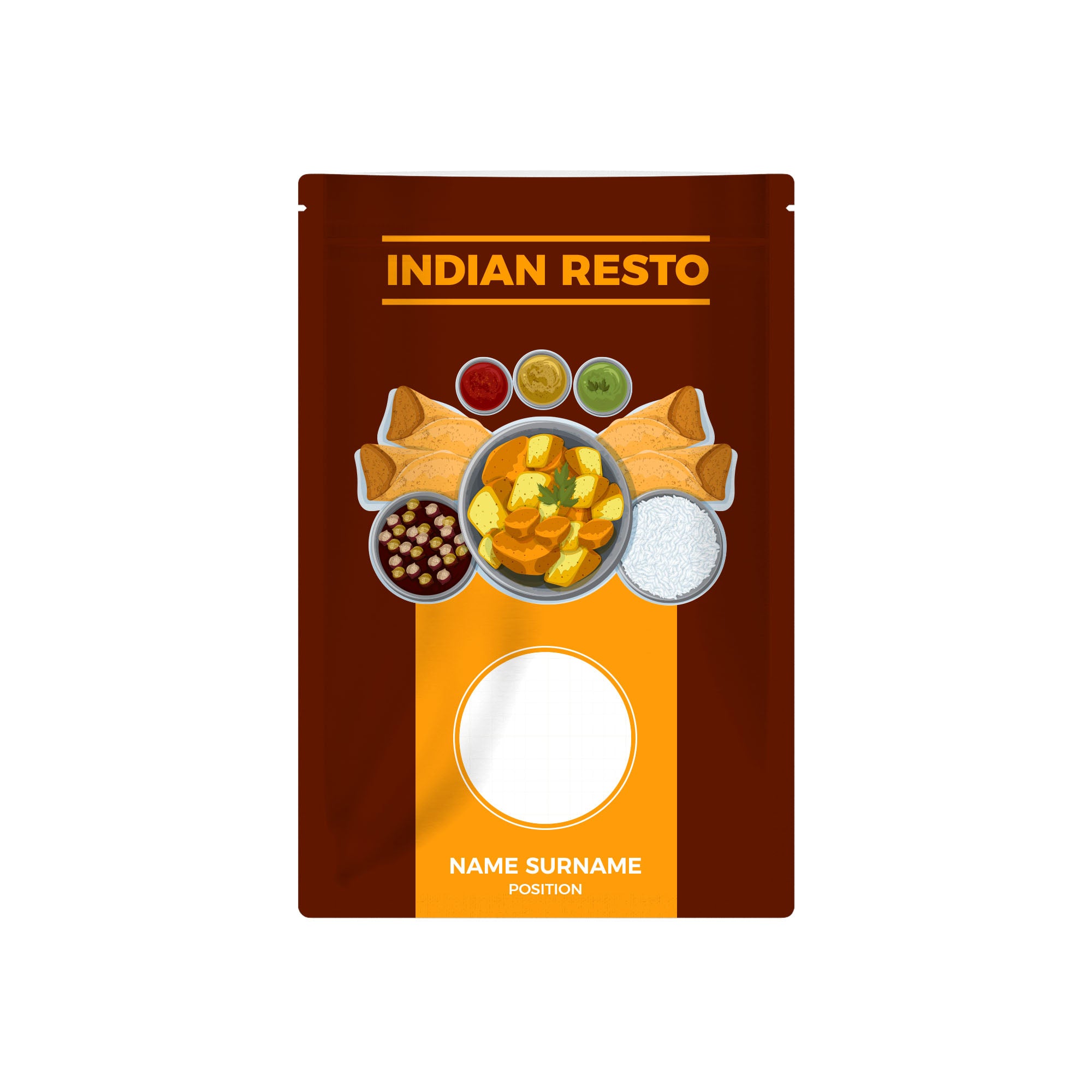 Customizable Flat Ziplock Packaging Bag (Design Your Own)