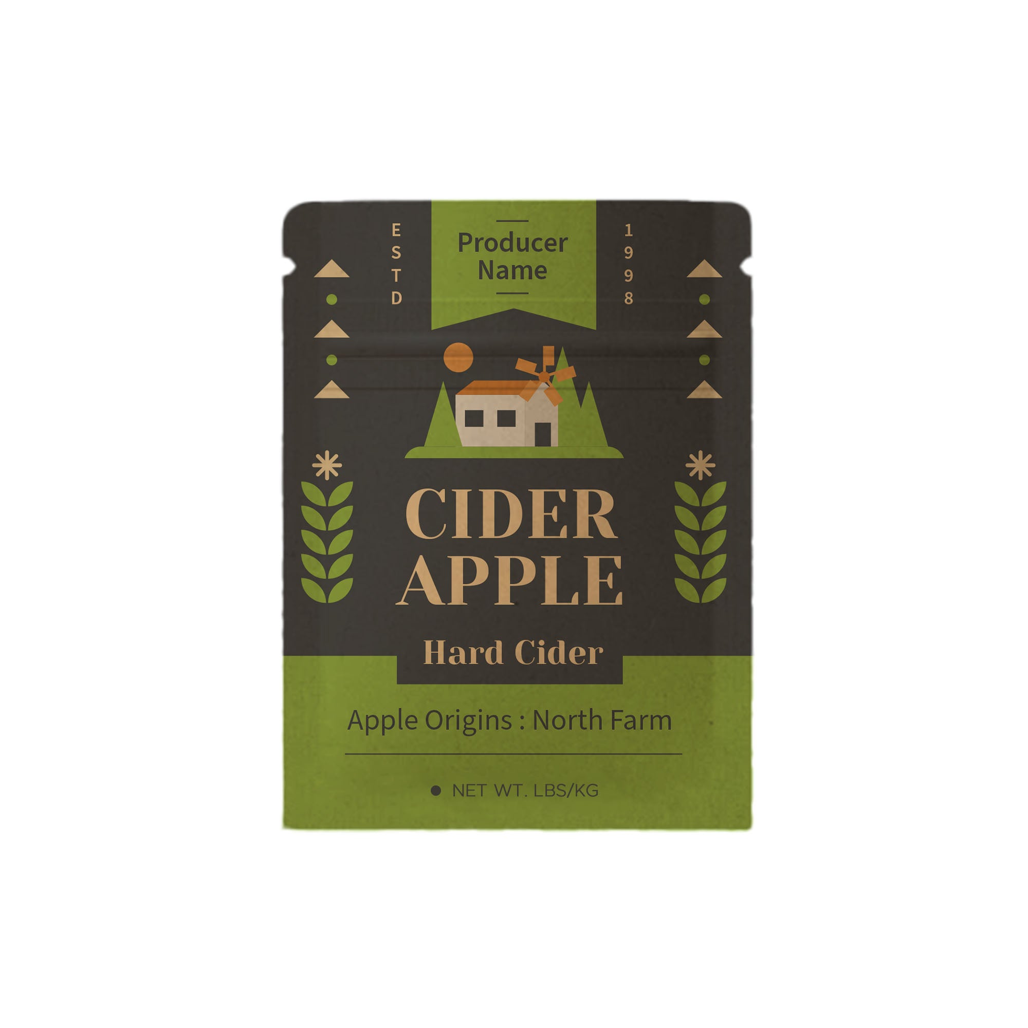 Customizable Flat Ziplock Packaging Bag (Design Your Own)