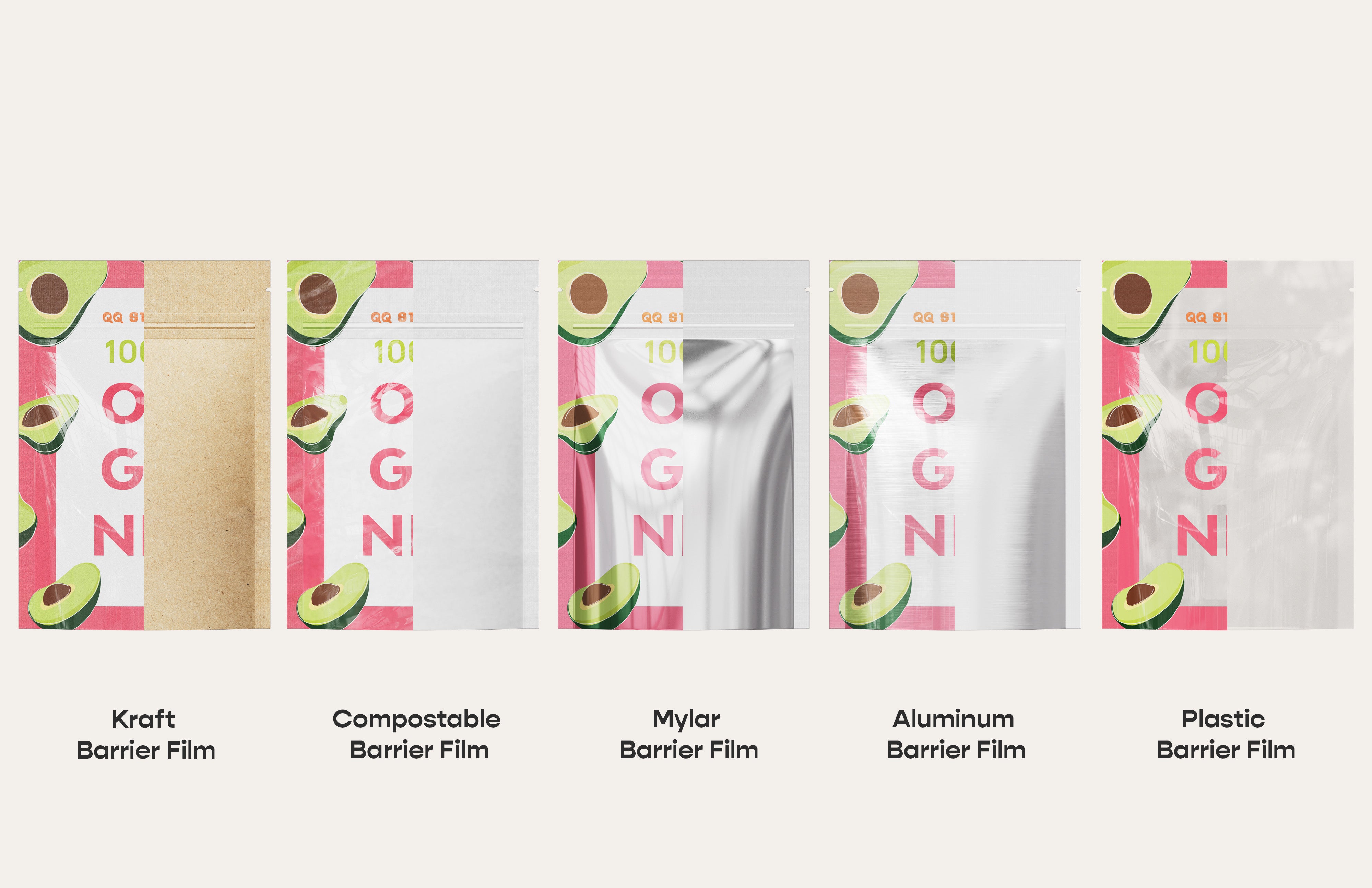 Customizable Bottom Filled Flat Ziplock Packaging (Design Your Own)