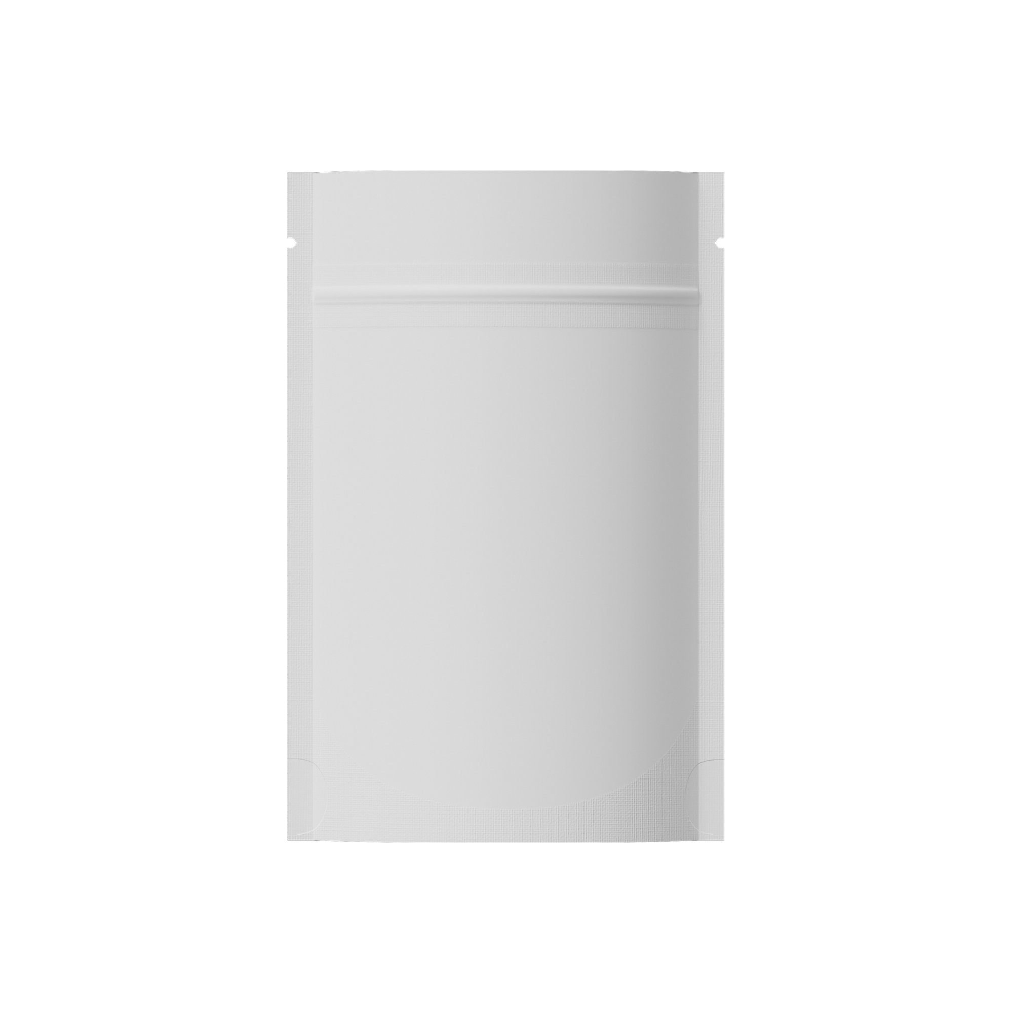 Customizable Single Side Matte Color Metallic Mylar Stand Up Zipper Seal Bags (Full Customization)