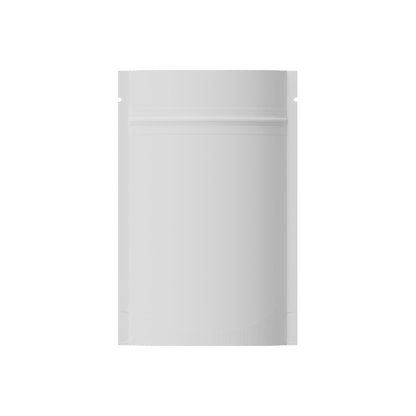 Customizable Single Side Matte Color Metallic Mylar Stand Up Zipper Seal Bags (Basic Printing)