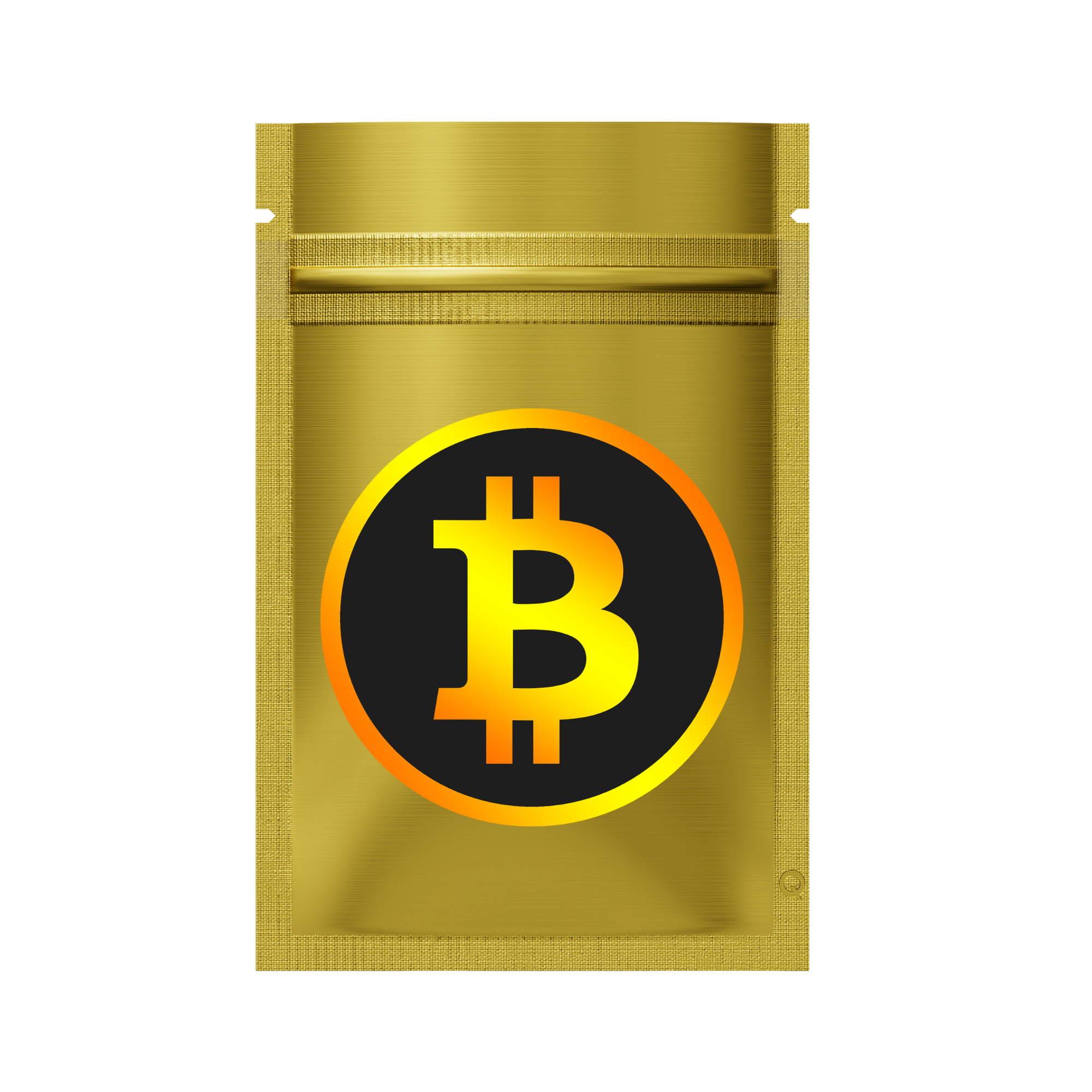 Customizable Single Side Matte Color Metallic Mylar Flat Zipper Seal Bags (Full Customization)