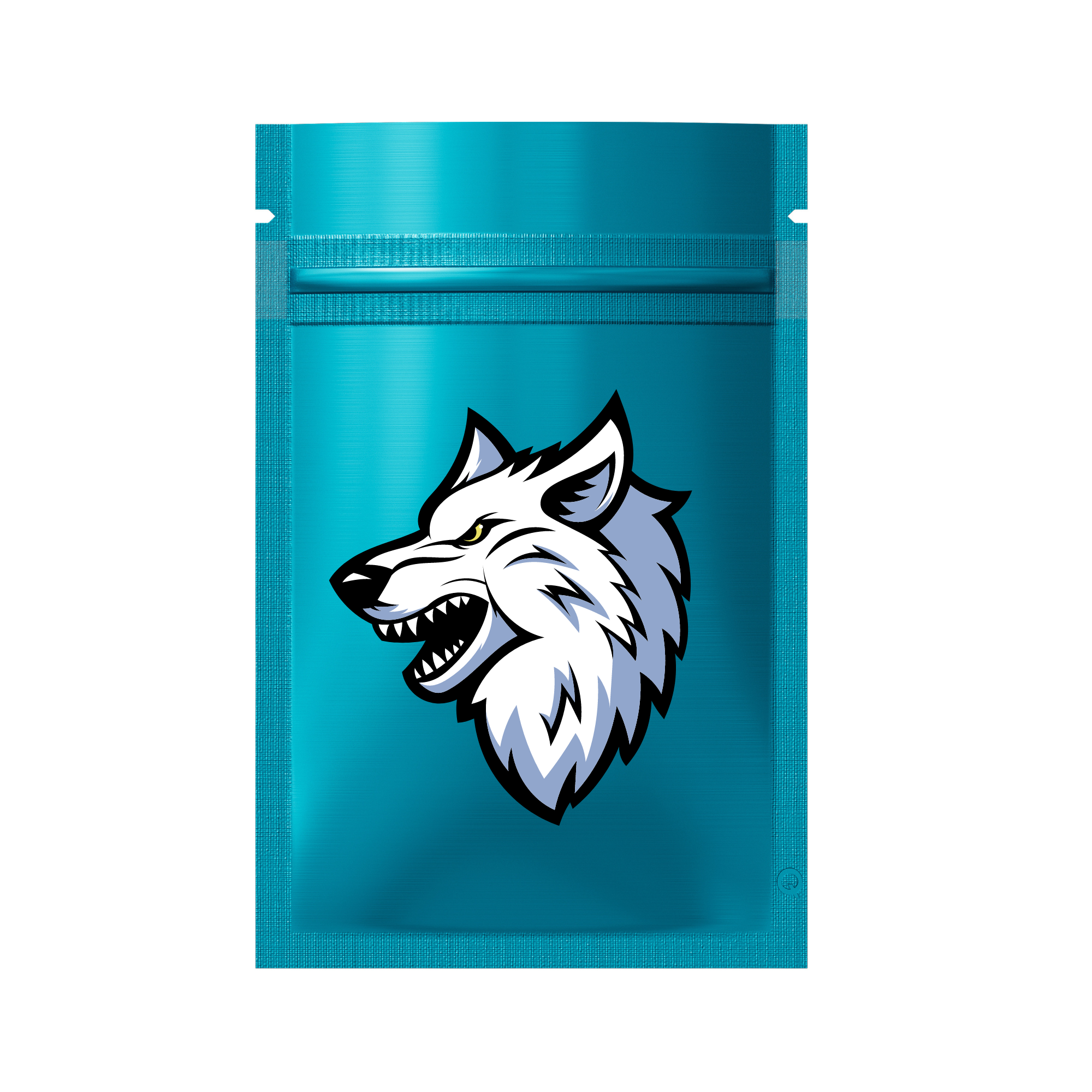 Customizable Single Side Matte Color Metallic Mylar Flat Zipper Seal Bags (Full Customization)