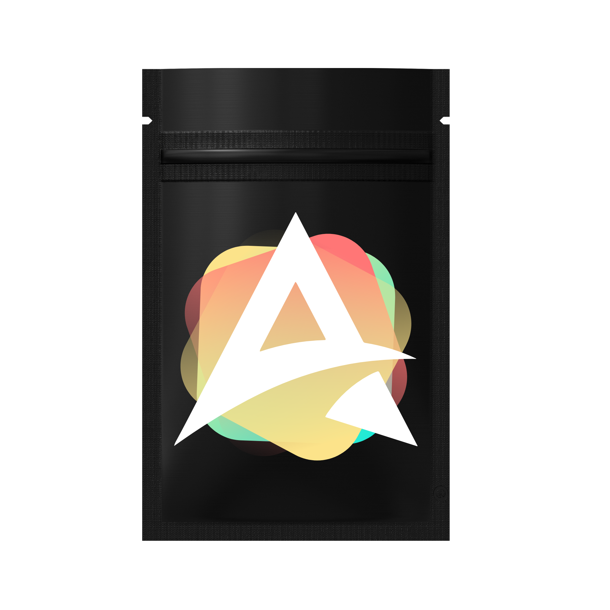 Customizable Single Side Matte Color Metallic Mylar Flat Zipper Seal Bags (Full Customization)