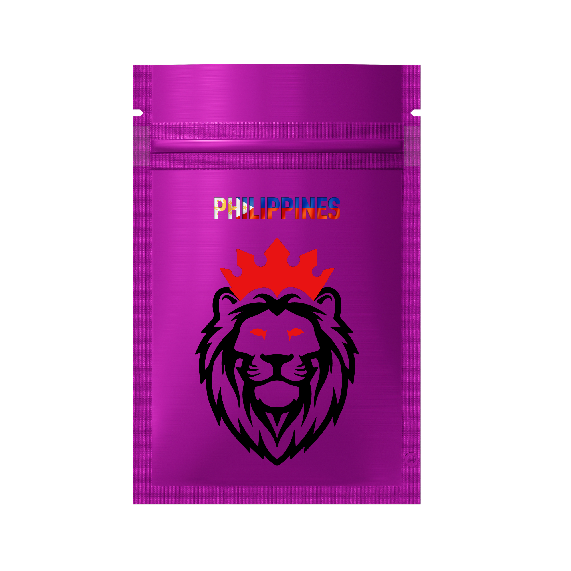 Customizable Single Side Matte Color Metallic Mylar Flat Zipper Seal Bags (Full Customization)