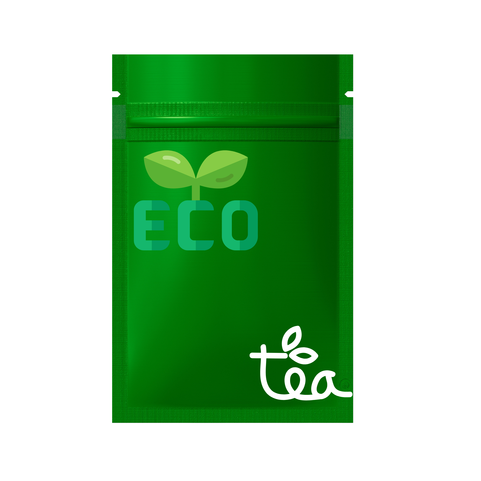 Customizable Single Side Matte Color Metallic Mylar Flat Zipper Seal Bags (Full Customization)