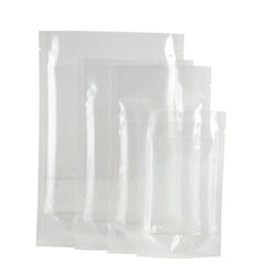 Glossy Quartz Clear Retort Plastic Open Top Stand Up SlickSeal™ Bags