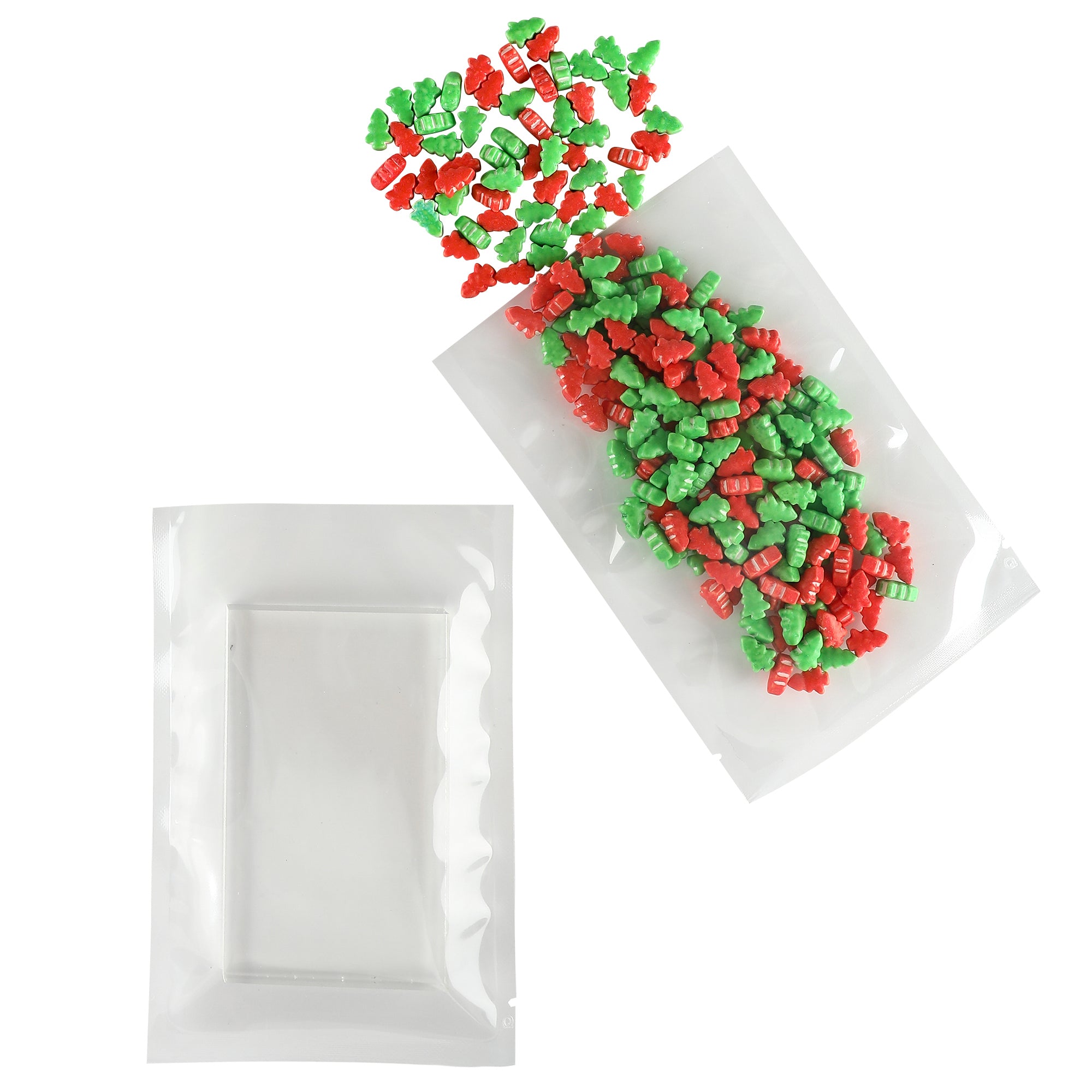 Glossy Quartz Clear Retort Plastic Open Top SlickSeal™ Bags