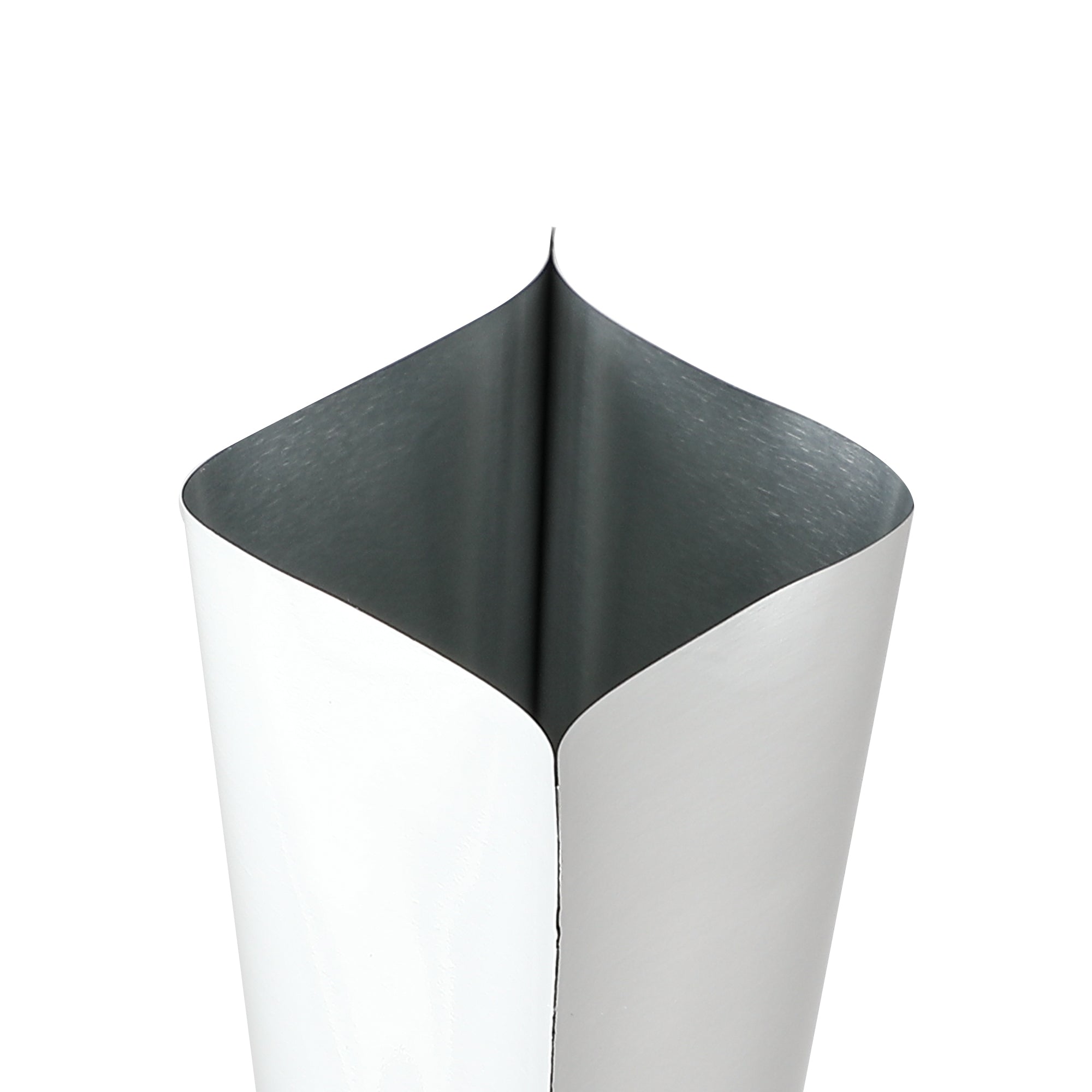 Iron Silver Retort Aluminum Open Top SlickSeal™ Bags with Rounded Corners