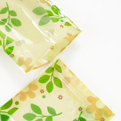 Yellow Horizon Designed Stand Strong® Bags with Clear Oval Window