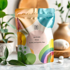 PLA Compostable Stand-Up Ziplock Packaging Bag – Reusable Pouch (Design Your Own)