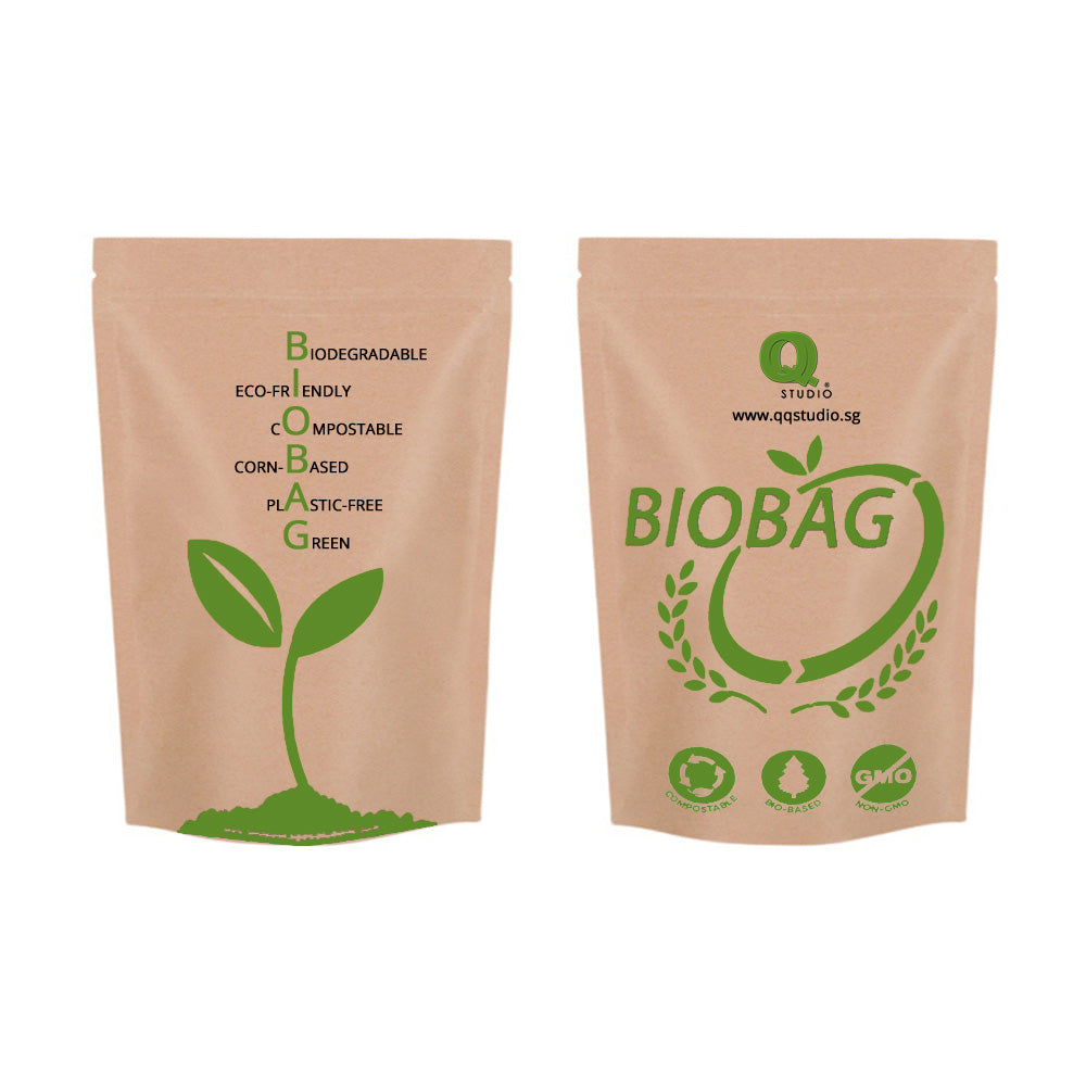 Customizable PLA 100% Compostable Recyclable Stand Up Bag (Full Customization)