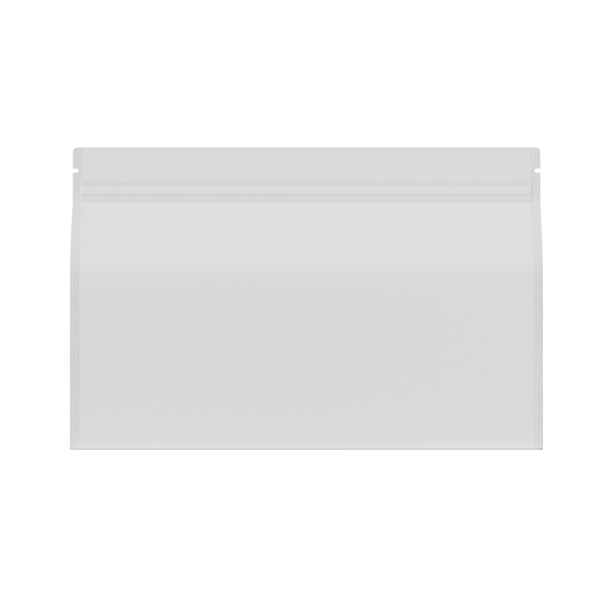 Horizontal Gusset Bag With Ziplock (Design Your Own)