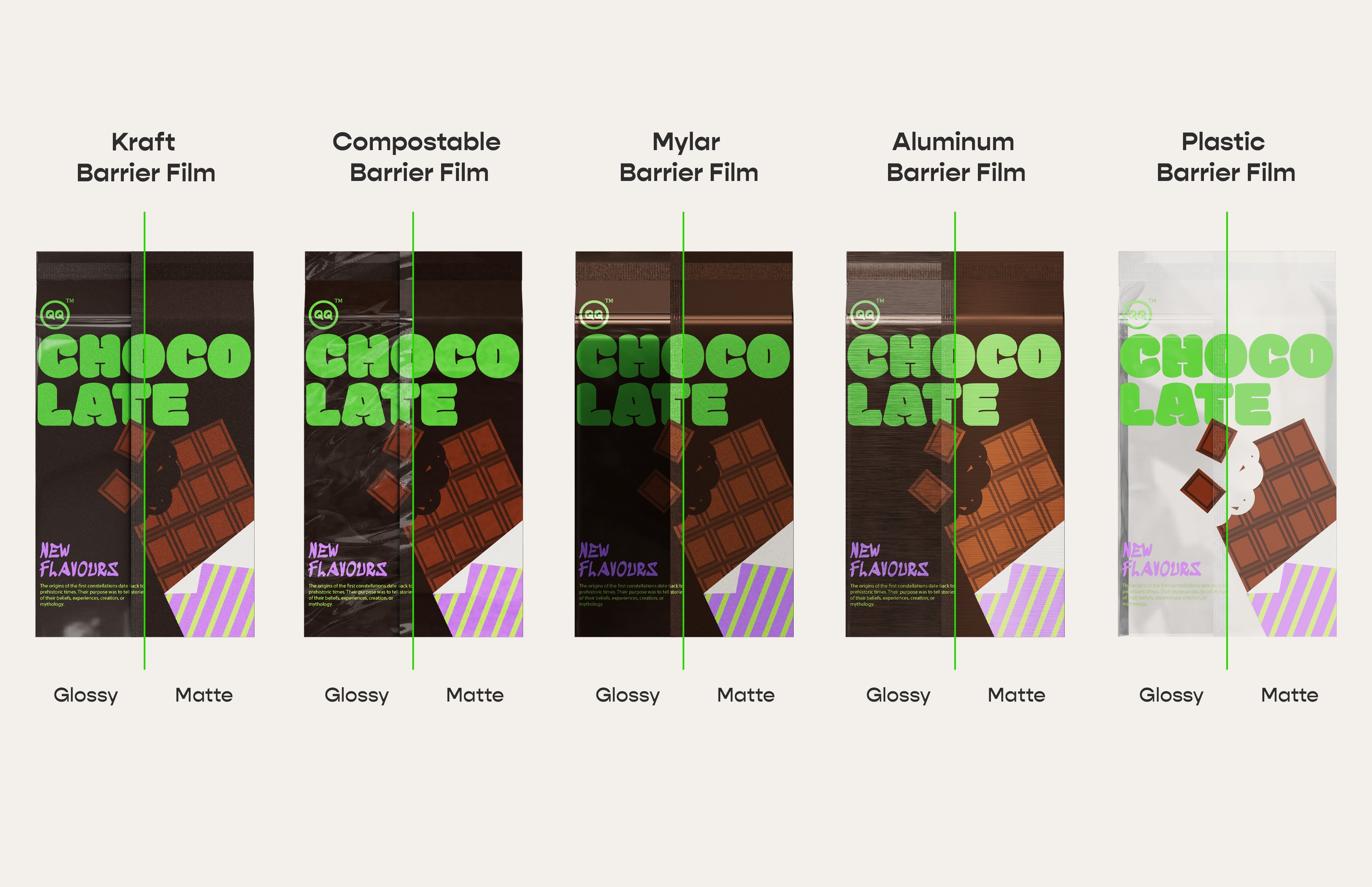 Stand-Up Ziplock Side Gusset Bag with Center Seal (Design Your Own)