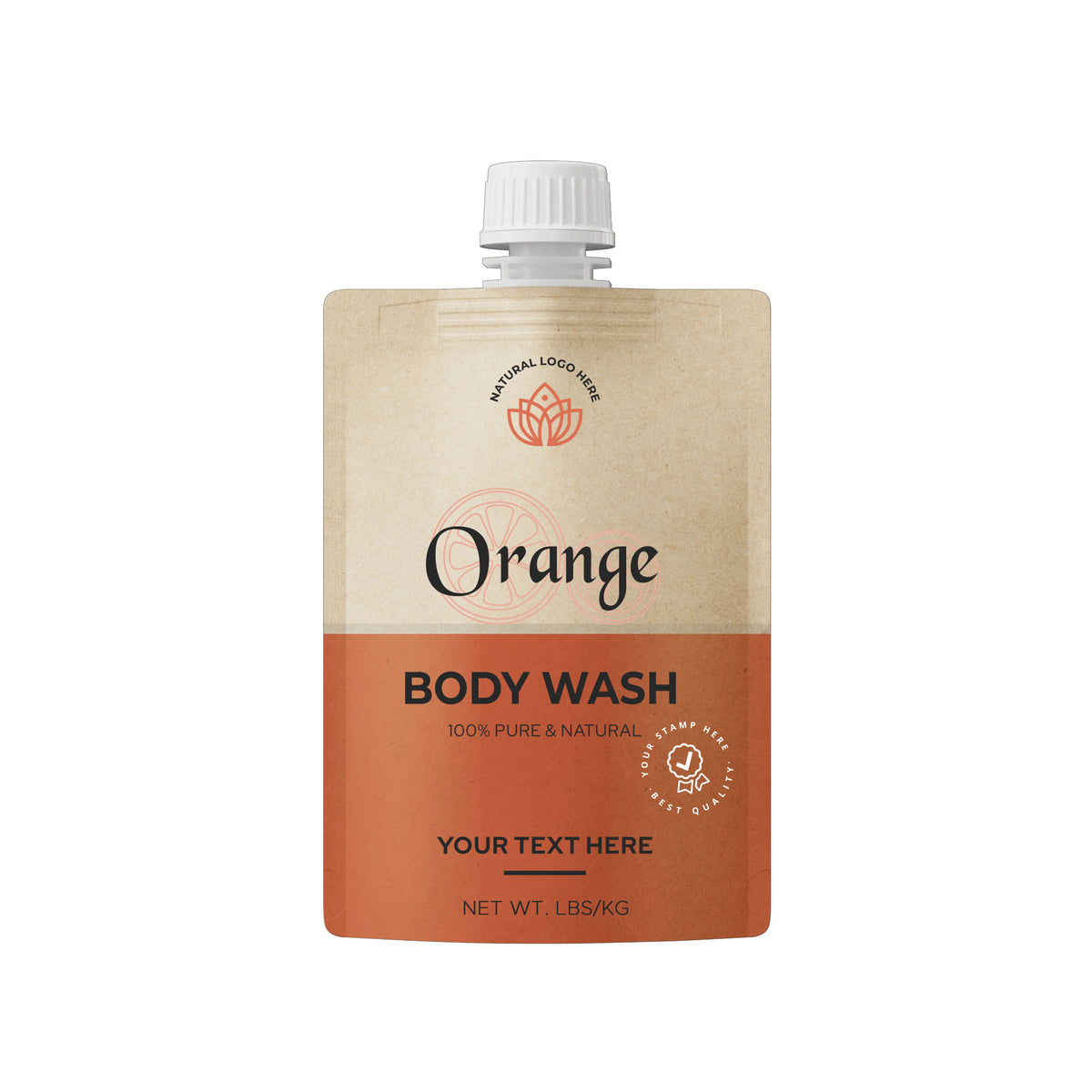 Customizable Spout Bottle Pouch (Design Your Own)