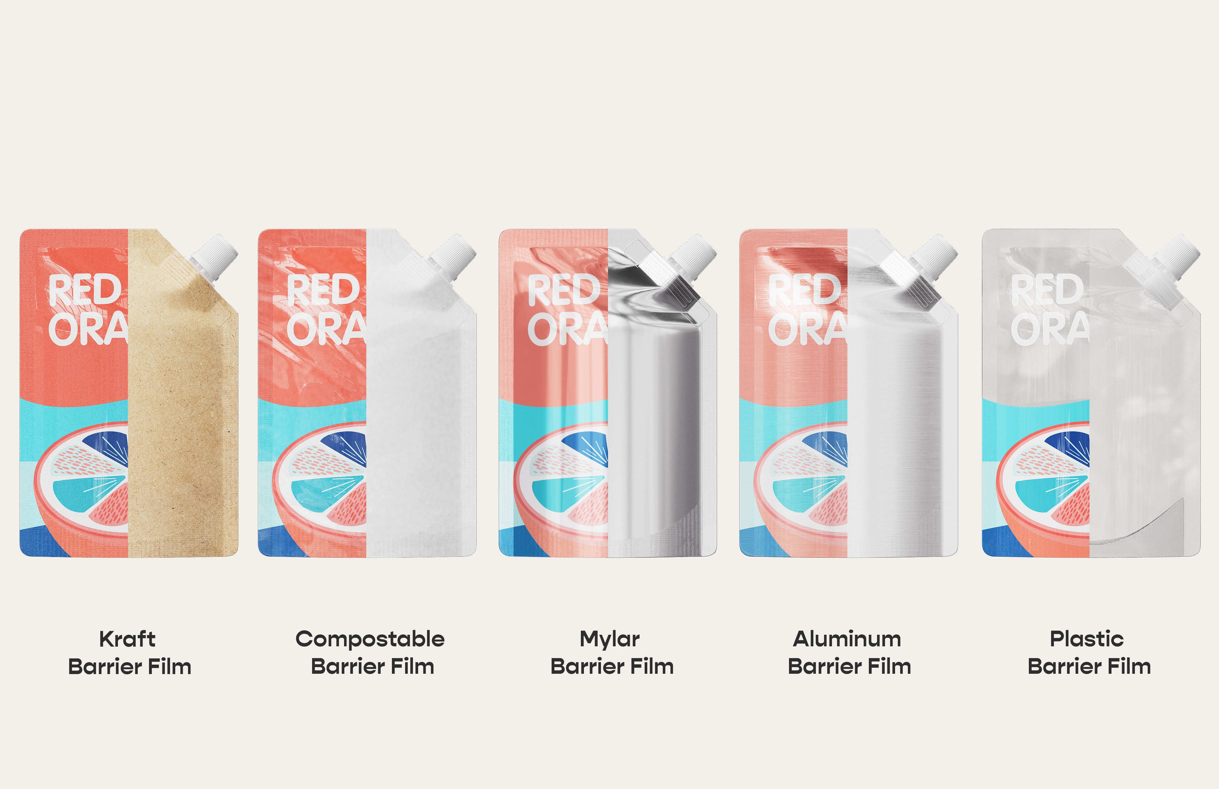 Shaped Spout Bottle Pouch – Fully Customizable Packaging Solution (Design Your Own)