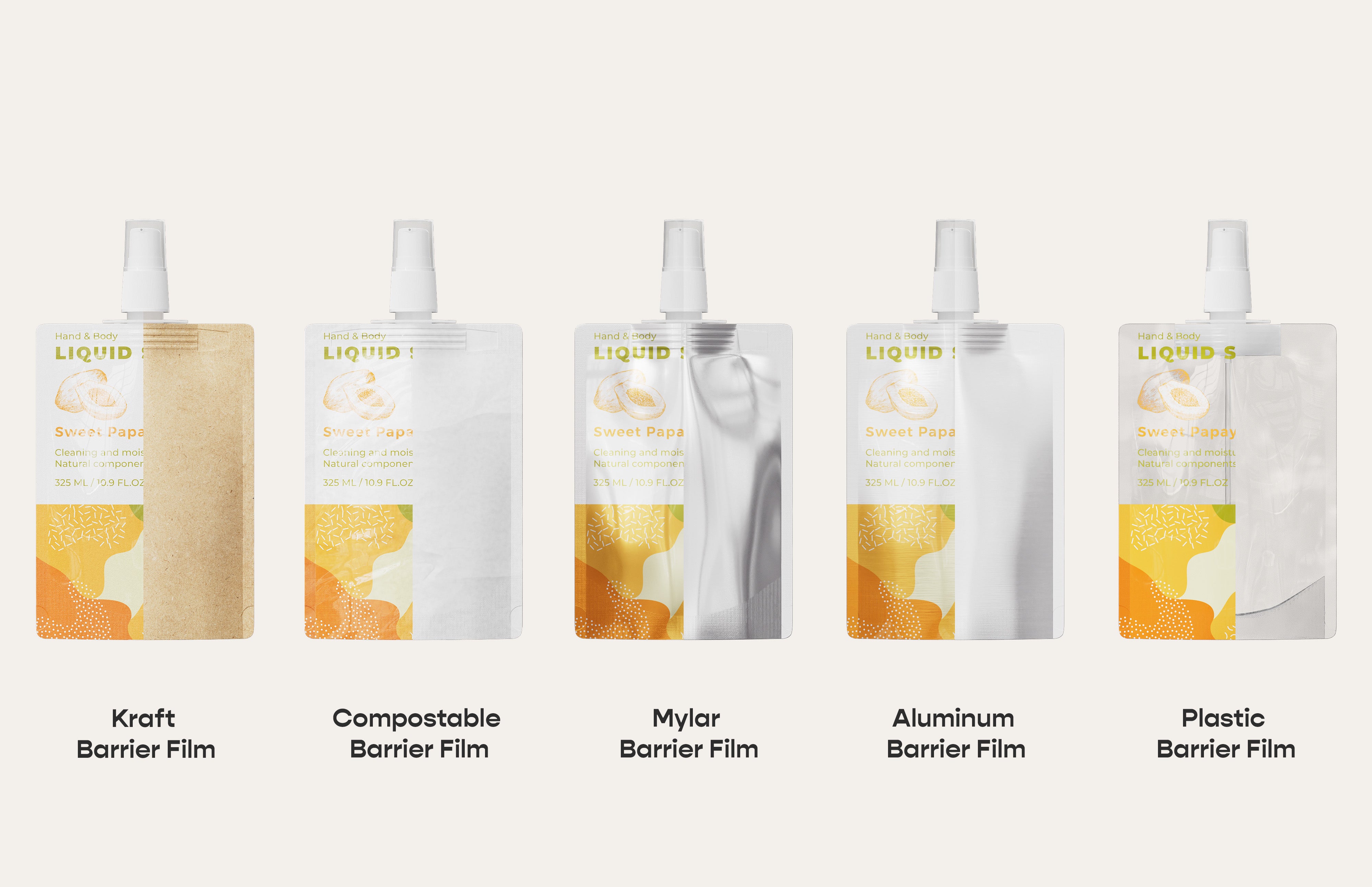 Serum Pump Spout Bottle Pouch (Design Your Own)