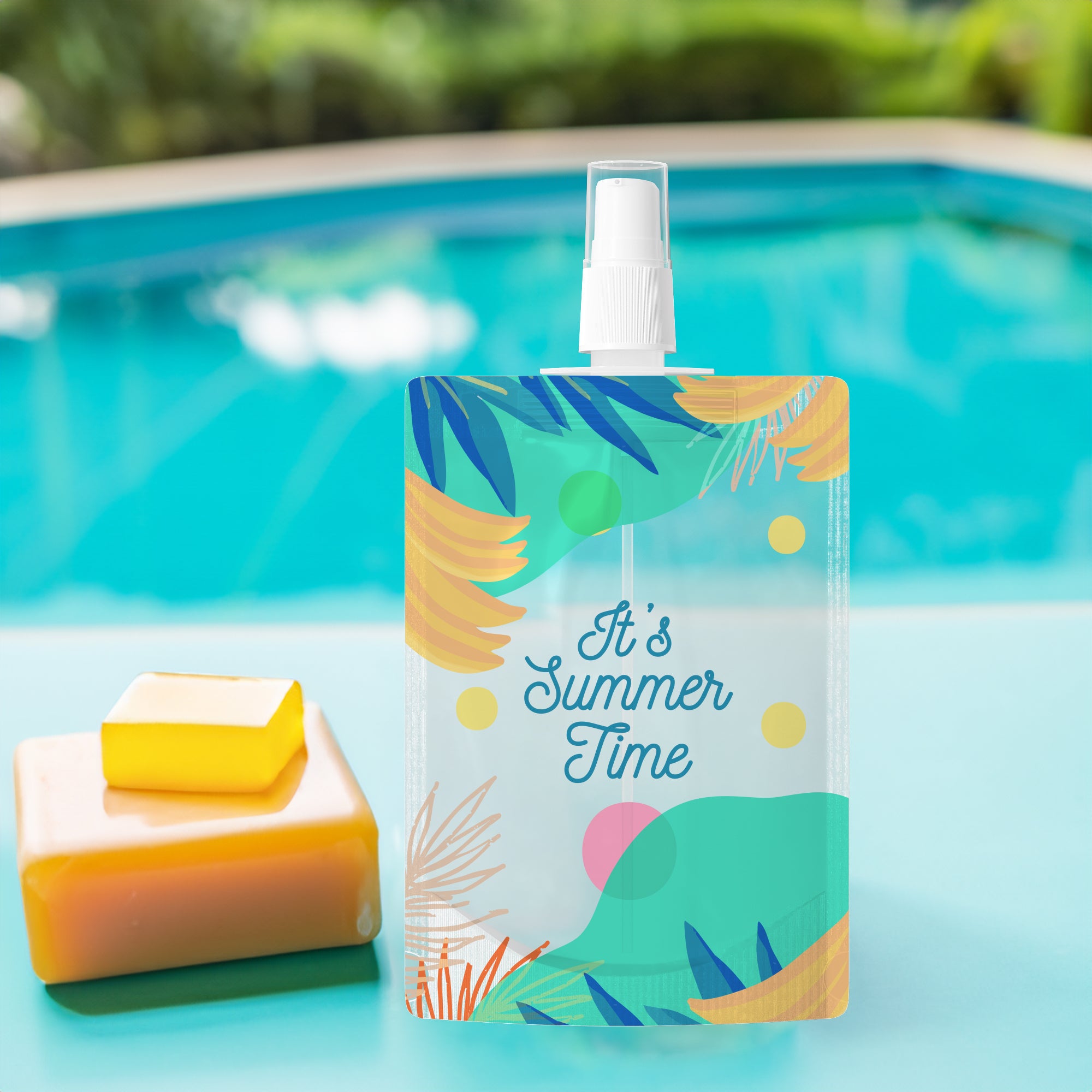 Serum Pump Spout Bottle Pouch (Design Your Own)