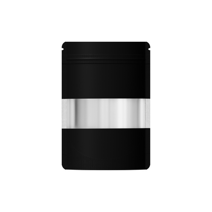 Customizable Matte Frosted Window Mylar Stand Up Zipper Seal Bags (Basic Printing)