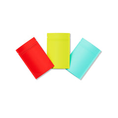 Matte Metalized Foil Stand Strong® Packaging Bags With Zipper Seal