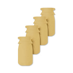 Krafty Brown with Inner Metallic Foil Bottle Shaped Stand Strong® Bags