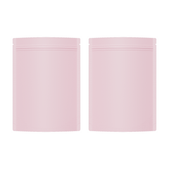 Matte Perfect Pink Mylar Stand Strong® Bags with Rounded Corners
