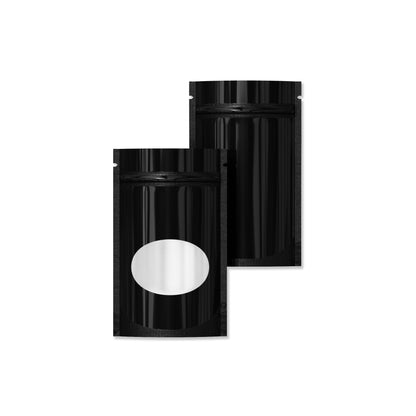 Glossy Round Window Plastic and Mylar Stand Strong® Bags