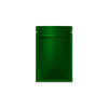 Matte Double-Sided Mylar Foil Flat Zipper Seal Bags - Emerald Green