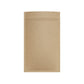 Customizable Vintage Brown Kraft Clear Slit Window Flat Zipper Seal Bags (Basic Printing)