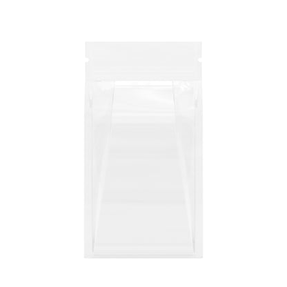 Customizable Clarity Clear with Side Gusset Stand Up Zipper Bags (Basic Printing)