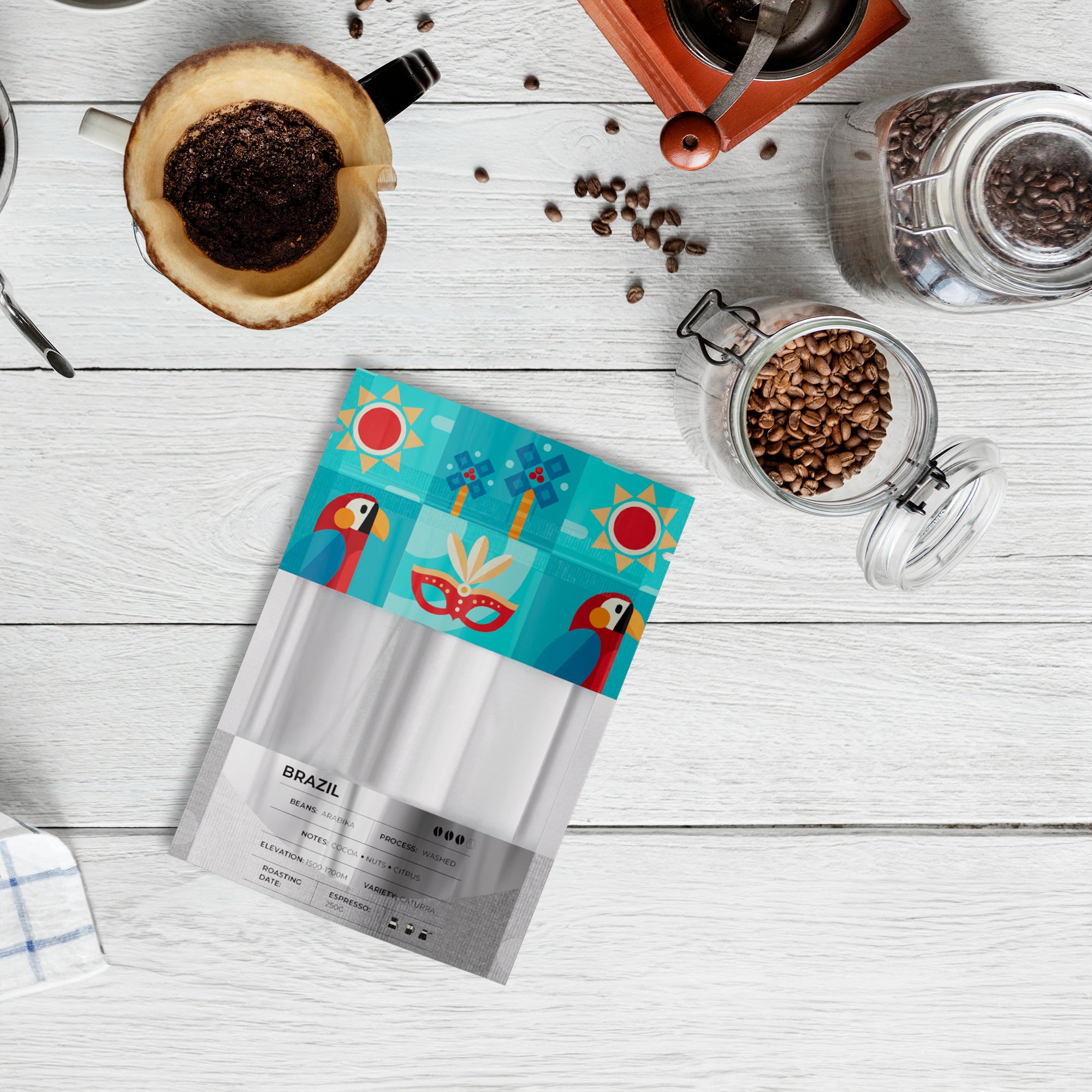 Customizable Glossy Metallic Foil with Transparent Window Stand Up Zipper Seal Bags (Full Customization)