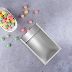 Matte Double-Sided Metallized Mylar Flat Zipper Seal Bags