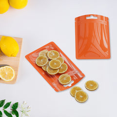 Reusable Flat Zipper Seal Bags – Single Side Glossy Window Polypropylene with Butterfly Hang Hole