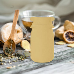 Krafty Brown with Inner Metallic Foil Bottle Shaped Stand Strong® Bags