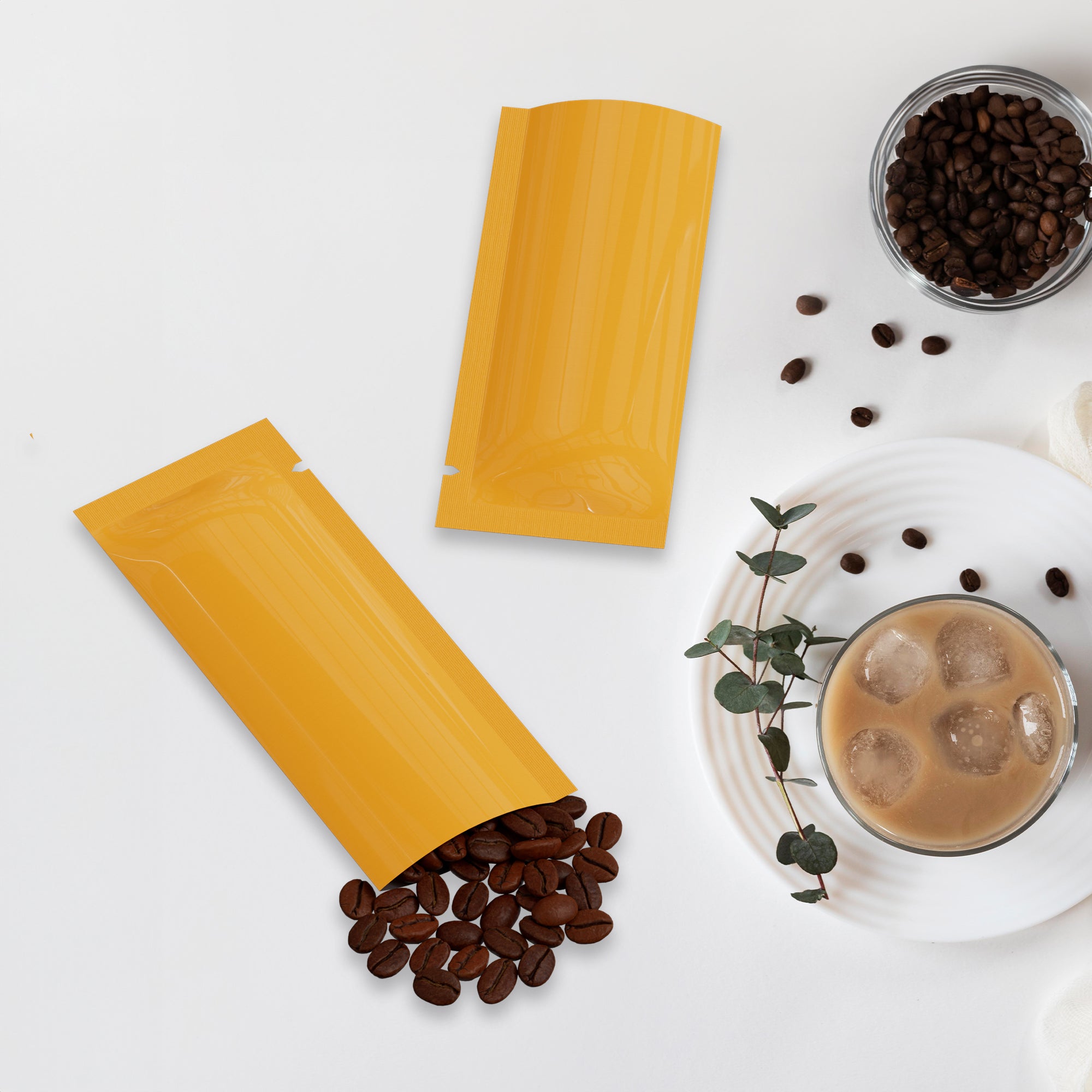 Double-Sided Glossy Aluminum SlickSeal™ Stick Pouches