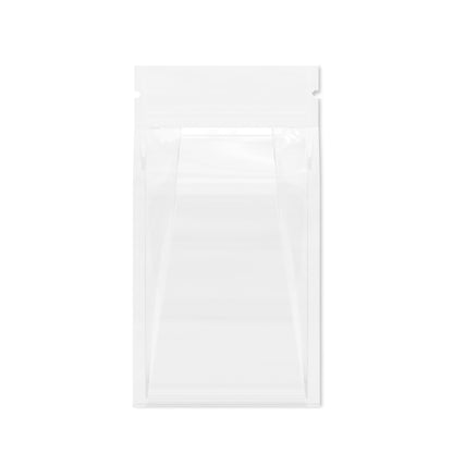 Customizable Clarity Clear with Side Gusset Stand Up Zipper Bags (Basic Printing)