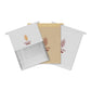 Customizable Cotton Paper Open Top Bakery Bags with Tin Tie (Basic Printing)