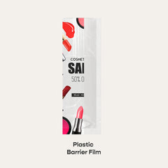 Customizable Glossy Quartz Clear Plastic Flat Open Top Stick Pouches (Full Customization)