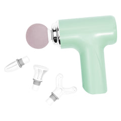 Mini Portable Massage Gun Deep Tissue Relief with 4 Interchangeable Heads - Rechargeable