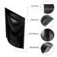 Customizable Mirror Black Open Bottom Mylar Pre-Sealed Top Zipper Seal Bags (Basic Printing)